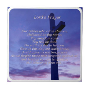 Onze vader Tile Tegeltje