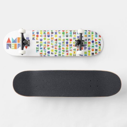 Onze vaders skateboard. persoonlijk skateboard (Horizontaal)