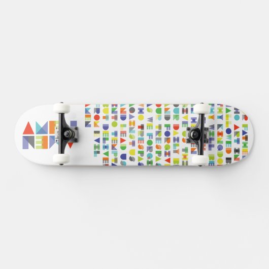 Onze vaders skateboard. persoonlijk skateboard (Horizontaal)