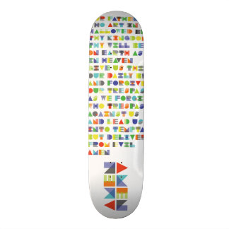 Onze vaders skateboard. persoonlijk skateboard