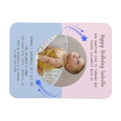 Onze vallende ster draait één verjaardag magneet (Horizontaal)