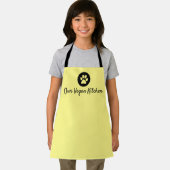 Onze Vegan Kitchen Kind Geel Apron Schort (Insitu)