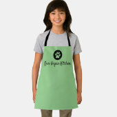 Onze Vegan Kitchen Kind's Groene Apron Schort (Insitu)