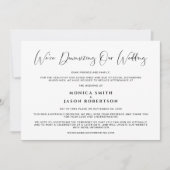 Onze verbondenheid met legant kalligrafie neerhale aankondiging (Voorkant)