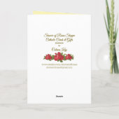 Onze verdrietige Moeder Maria Kaart (Achterkant)