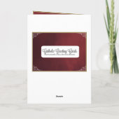 Onze verdrietige Moeder Wenskaart w / gebed Kaart (Achterkant)