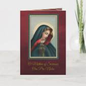 Onze verdrietige Moeder Wenskaart w / gebed Kaart (Voorkant)