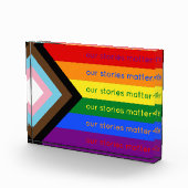 Onze Verhalen Tellen Homo Pride Intersektionalitei Fotoblokken (Rechts)