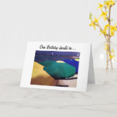 ONZE VERJAARDAG MOET ZIJN ALS EEN DAG OP HET STRAN KAART (Gele Bloem)