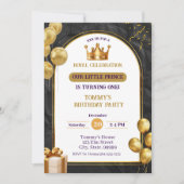 Onze verjaardagsuitnodiging voor kleine prinsen kaart (Voorkant)