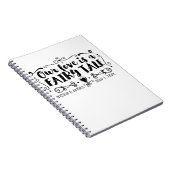 ONZE VERLIES IS EEN VEILIGE TALE Custom Wedding Gu Notitieboek (Rechterzijde)