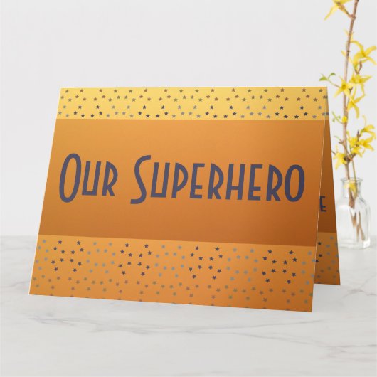 Onze verpleegkundige bedankt u kaart (Gele Bloem)