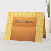 Onze verpleegkundige bedankt u kaart (Achterkant)