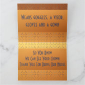 Onze verpleegkundige bedankt u kaart (Binnen)