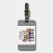 Onze verpleegsters vieren bagagelabel (Voorkant verticaal)