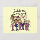 Onze verpleegsters vieren briefkaart (Voorkant)