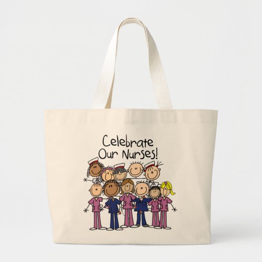 Onze verpleegsters vieren grote tote bag (Voorkant)