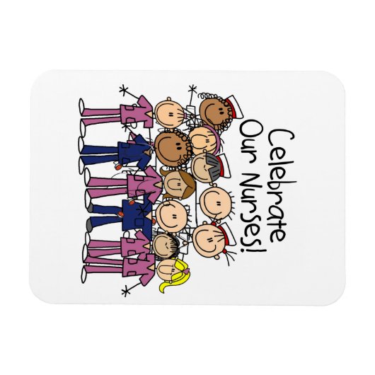 Onze verpleegsters vieren magneet (Horizontaal)