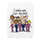 Onze verpleegsters vieren magneet (Verticaal)