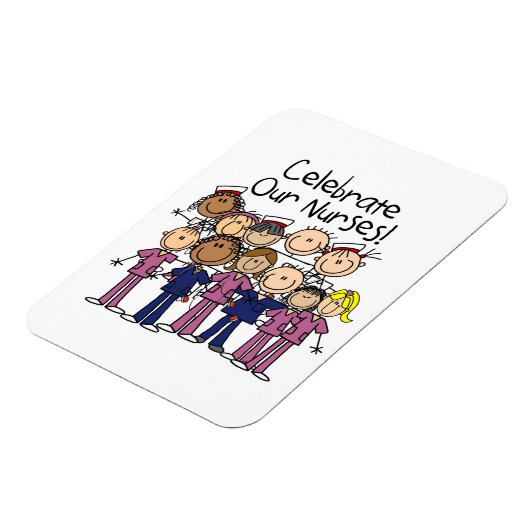 Onze verpleegsters vieren magneet (Linkerzijde)