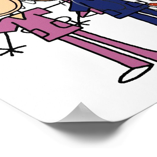 Onze verpleegsters vieren poster (Hoek)