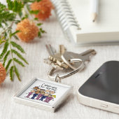 Onze verpleegsters vieren sleutelhanger (Zijkant)