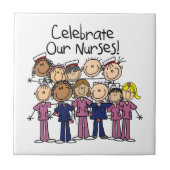 Onze verpleegsters vieren tegeltje (Voorkant)