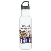 Onze verpleegsters vieren waterfles  (Voorkant)