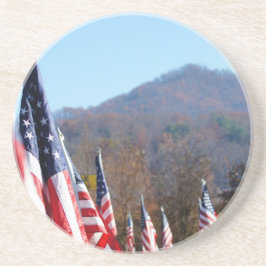 Onze veteranen eer zandsteen onderzetter