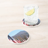 Onze veteranen eer zandsteen onderzetter (Zijkant)