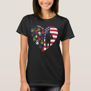 Onze Veteranendag eren Dank u voor uw Servi T-shirt