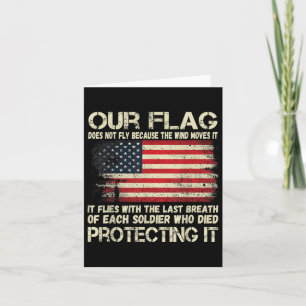 Onze Vlag - Adem van elke Amerikaanse soldaatvlag Kaart