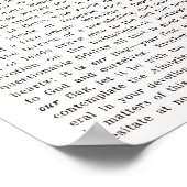 Onze vlag Amerikaanse Amerikaanse patriottistische Poster (Hoek)