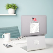 Onze vlag Amerikaanse Amerikaanse patriottistische Sticker (Laptop op bureau)