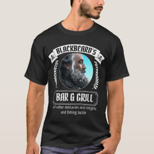 Onze vlag betekent 'Death Blackbeard Bar' en 'Gril T-shirt