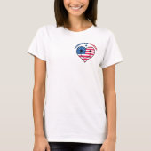 Onze vlag beweegt niet omdat de wind hem beweegt t-shirt (Voorkant)