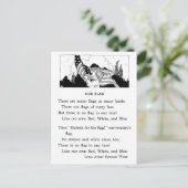 Onze vlag briefkaart (Staand voorkant)