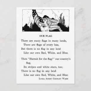Onze vlag briefkaart