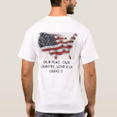 ONZE VLAG, ONS LAND,... T-SHIRT (Achterkant)