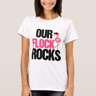 Onze Vluchtkakelrokken Flamingo Moederdag Teacher T-shirt