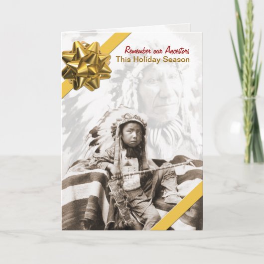 Onze Voorouders Herdenken Wenskaart Feestdagen Kaart (Voorkant)