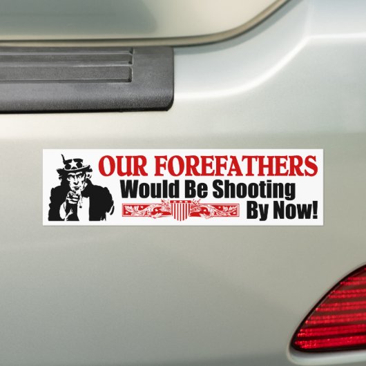 Onze voorvaders bumpersticker (Op auto)