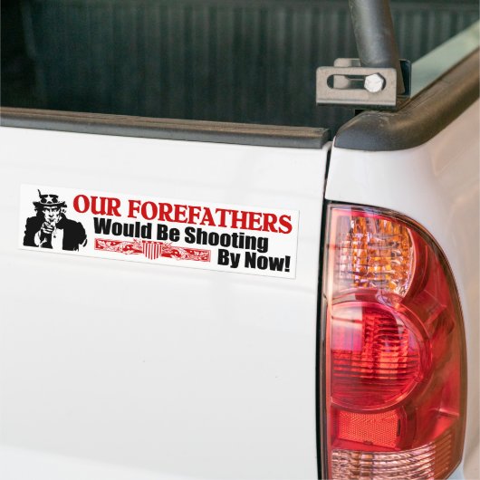 Onze voorvaders bumpersticker (Op Truck)