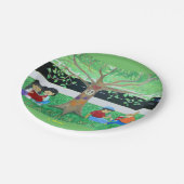 "Onze Vredesboom" Papieren Borden Papieren Bordje (Gekanteld)