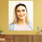 Onze vredesdame, moeder van de vrede, koningin van canvas afdruk (Insitu (Woonkamer))