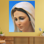 Onze vredesdame, moeder van de vrede, koningin van canvas afdruk (Insitu (Woonkamer))