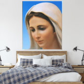 Onze vredesdame, moeder van de vrede, koningin van canvas afdruk (Insitu (Slaapkamer))
