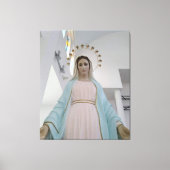 Onze vredesdame, moeder van de vrede, koningin van canvas afdruk (Voorkant)
