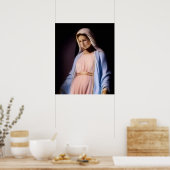 Onze vredesdame, moeder van de vrede, koningin van poster (Keuken)