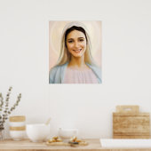 Onze vredesdame, moeder van de vrede, koningin van poster (Keuken)